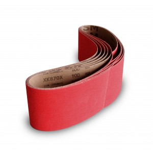 Schleifband rot, 150 x 2000 mm, K60, 5 Stk