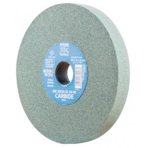 PFERD SCHLEIFSCHEIBE CARBIDE Ø 200 X 25 X Ø 32 MM, K80, GRÜN
