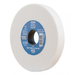 PFERD SCHLEIFSCHEIBE HSS Ø 150 X 20 X Ø 32 MM, K60, WEISS