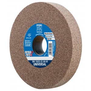 Pferd Schleifscheibe Universal Ø 150 x 25 x Ø 32 mm, K60, grau