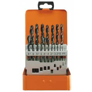 Projahn Spiralbohrer-Set Ø 1-10 mm, 19-tlg., HSS-R