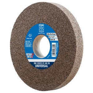 Pferd Schleifscheibe Universal Ø 200 x 25 x Ø 51 mm, K36, grau