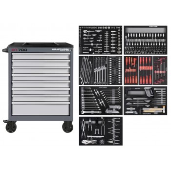 Kraftwerk BT700 Werkstattwagen, Basic-Line + PB, 360-tlg.