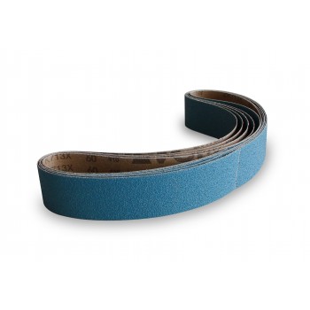 Schleifband blau, 50 x 1000 mm, K100, 5 Stk
