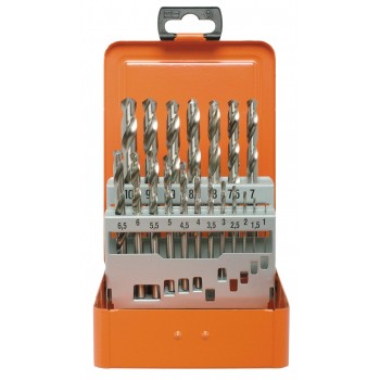 Projahn Spiralbohrer-Set Ø 1-10 mm, 19-tlg., HSS-G