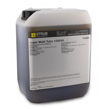 STRUB KOLBENKOMPRESSOREN-ÖL SUPER MULTI TURBO 15W/40, 5 L