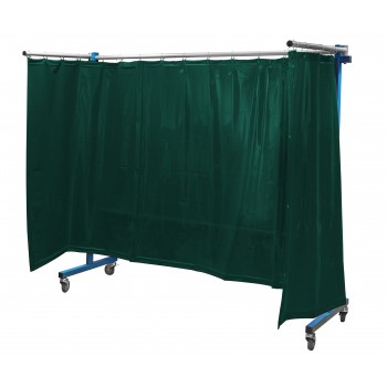 SCHWEISSKRAFT VSW TRANSFLEX 3700 X 1950 MM, DUNKELGRÜN VORHANGSCHUTZWAND