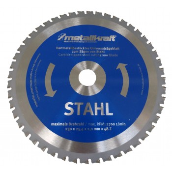 HM-KREISSÄGEBLATT FÜR STAHL Ø 230 MM Z48 