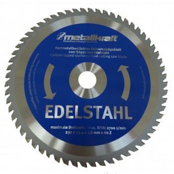 HM-KREISSÄGEBLATT FÜR INOX Ø 230 MM Z60