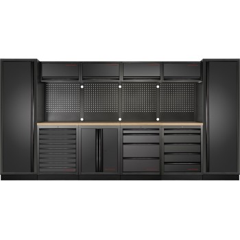 Kraftwerk 6-Element-Werkstatt-Schrankwand Black Mobilio