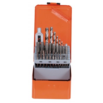 Hand Gewindebohrer-Set M3-M12, 29-tlg., HSS-G