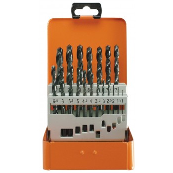 Projahn Spiralbohrer-Set Ø 1-10 mm, 19-tlg., HSS-R