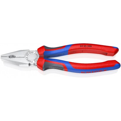 Knipex Kombizange 200 mm, verchromt