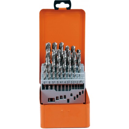 Projahn Spiralbohrer-Set Ø 1-13 mm, 25-tlg., HSS-G