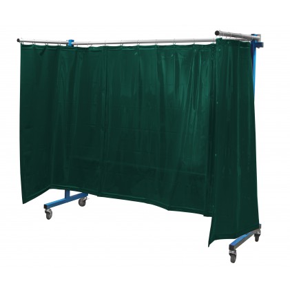 SCHWEISSKRAFT VSW TRANSFLEX 3700 X 1950 MM, DUNKELGRÜN VORHANGSCHUTZWAND