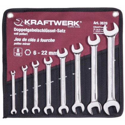 Kraftwerk Doppelgabel-Schlüsselsatz 3570R