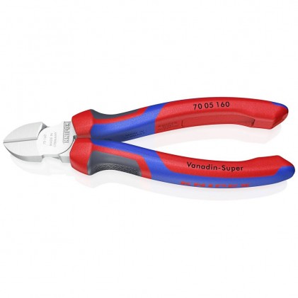 KNIPEX SEITENSCHNEIDER 160 MM, VERCHROMT