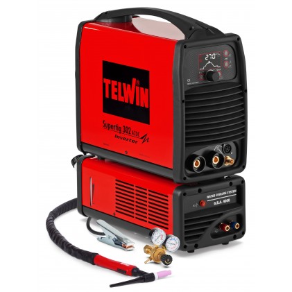 TELWIN SUPERTIG 302 AQUA AC/DC WIG/TIG SCHWEISSANLAGE